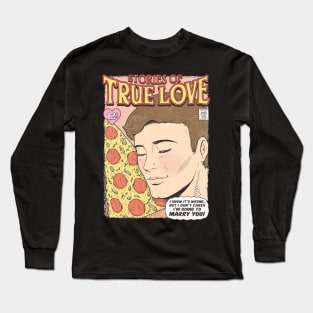 PIZZA LOVE - MALE Long Sleeve T-Shirt